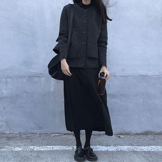 Buttoned Jacket As Shown In Figure - One Size