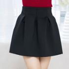 Pleated Neoprene Skirt