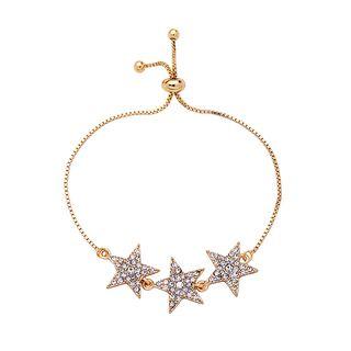 Rhinestone Star Bracelet As Shown In Figure - One Size