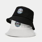 Badge Embroidered Bucket Hat