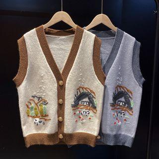 Small Sheep Knit Tank Top