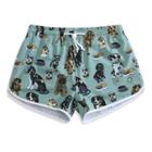 Dog Print Swim Shorts