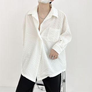 Textured Irregular Shirt