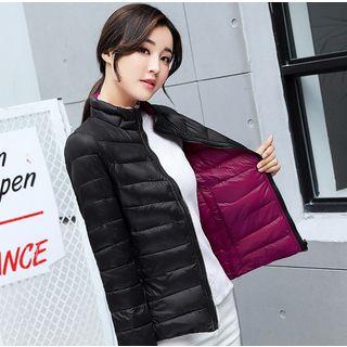 Reversible Stand Collar Padded Jacket