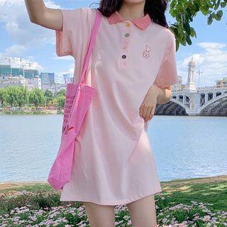 Short-sleeve Bear Polo Dress