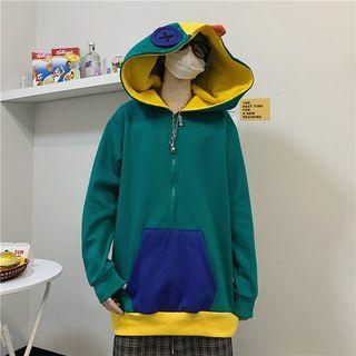 Cartoon Half-zip Hoodie