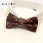 Check Bow Tie Brown - One Size