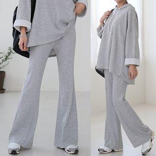 Set: Over-fit Hoodie + Boot-cut Pants