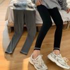 Contrast-lining Leggings