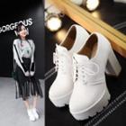 Platform High Heel Lace Ups