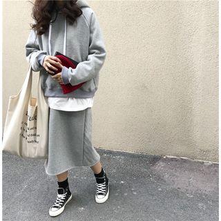 Hooded Pullover / Skirt