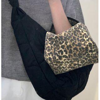 Leopard Print Hand Bag As Shown In Figure - One Size