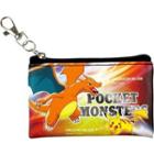 Pokemon Flat Coin Pouch (fire Flame) One Size