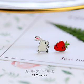 Asymmetric Rabbit Ear Stud