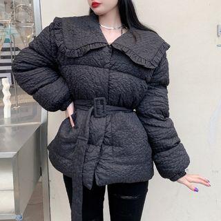 Collared Padded Zip-up Jacket