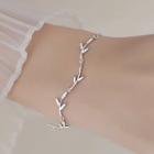 Branches Sterling Silver Bracelet Silver - One Size