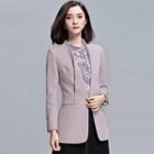 Hook-and-eye Closure Blazer