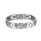 Simple Fashion Geometric Texture 316l Stainless Steel Bracelet Silver - One Size