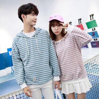 Striped Couple Matching Hoodie