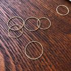 Slim Stacking Ring Set Of 6 Gold - One Size