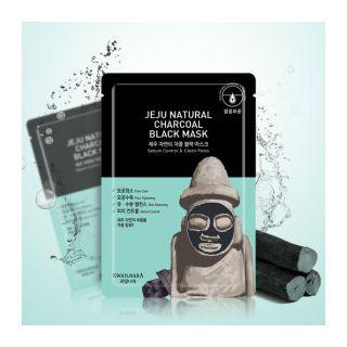 Kwailnara - Jeju Natural Charcoal Black Mask 23g X 10pcs 23g X 10pcs