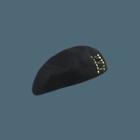 Button Attaching Beret Black - One Size