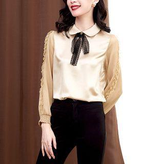 Lace Bow Blouse