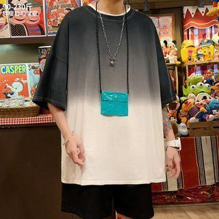 3/4-sleeve Gradient T-shirt