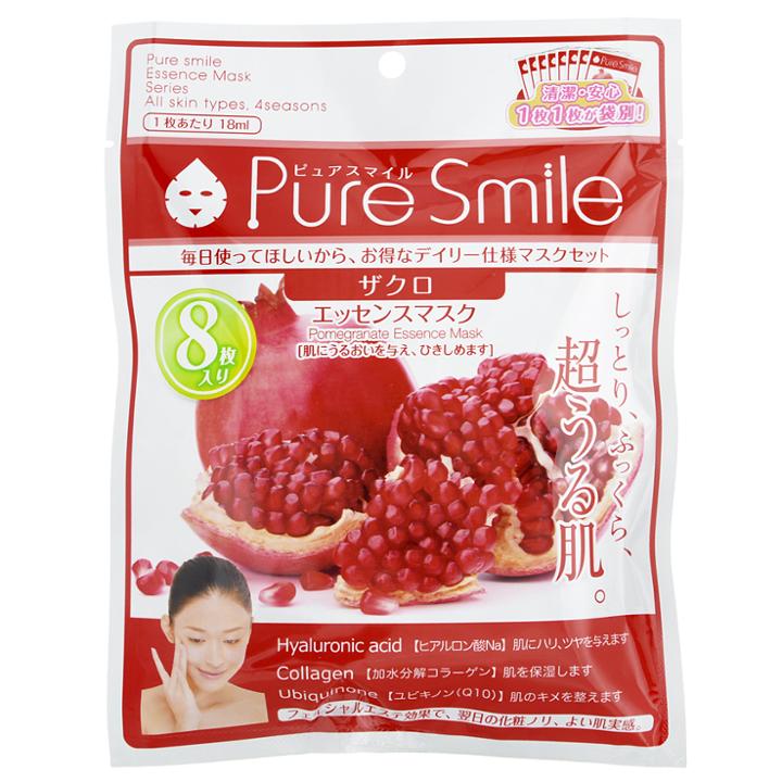 Sun Smile - Pure Smile Essence Mask (pomegranate) 8 Pcs