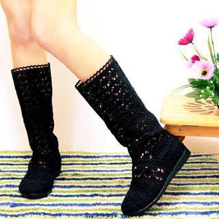 Crochet Long Boots