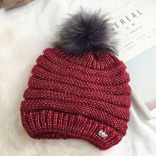 Pompom Chunky Beanie