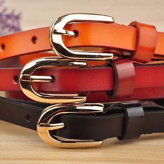 Layered Genuine Leather Belt