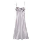 Open Back Strappy Maxi A-line Dress