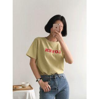 Lover Printing Short-sleeve T-shirt