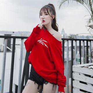 Couple Matching Cross Print Sweatshirt