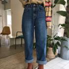 High Waist Wide-leg Jeans As Shown In Figure - One Size