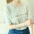 Dotted Embroidered T-shirt