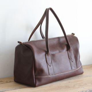 Genuine Leather Carryall Bag As Shown In Figure - One Size