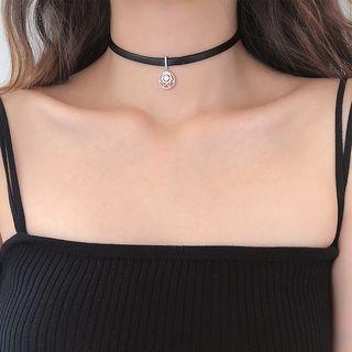925 Sterling Silver Pendant Choker
