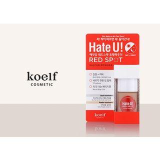 Petitfee - Hate U Red Spot Sulfur Powder 15ml