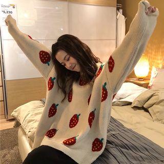 Fruit Patterned Sweater