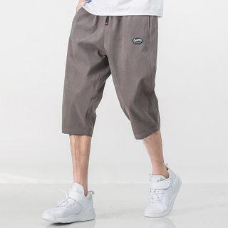 Capri Logo Straight-cut Pants