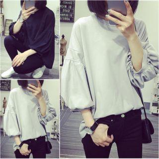 Lantern Sleeve Sweatshirt