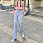 Dstressed Straight Leg Jeans
