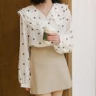Peter Pan Dotted Blouse