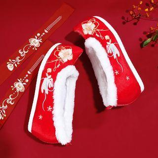 Embroidered Hidden-wedge Hanfu Shoes