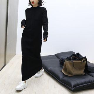 Long-sleeve T-shirt Maxi Dress