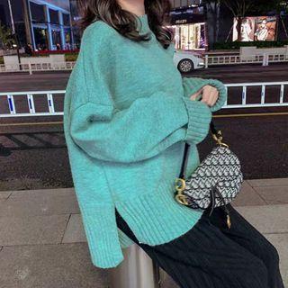 Plain Sweater / Knit Harem Pants