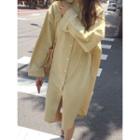 Collar-detail Loose-fit Shirtdress