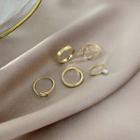 Set: Alloy Ring (assorted Designs) Set Of 5 - Ring - One Size